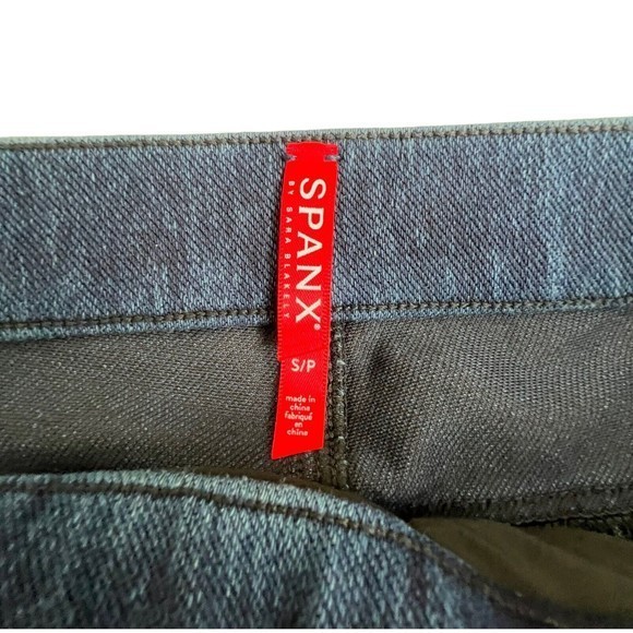Spanx Womens‎ Dark Wash High Rise Pull On Skinny Stretch Jeans Small - Picture 7 of 8
